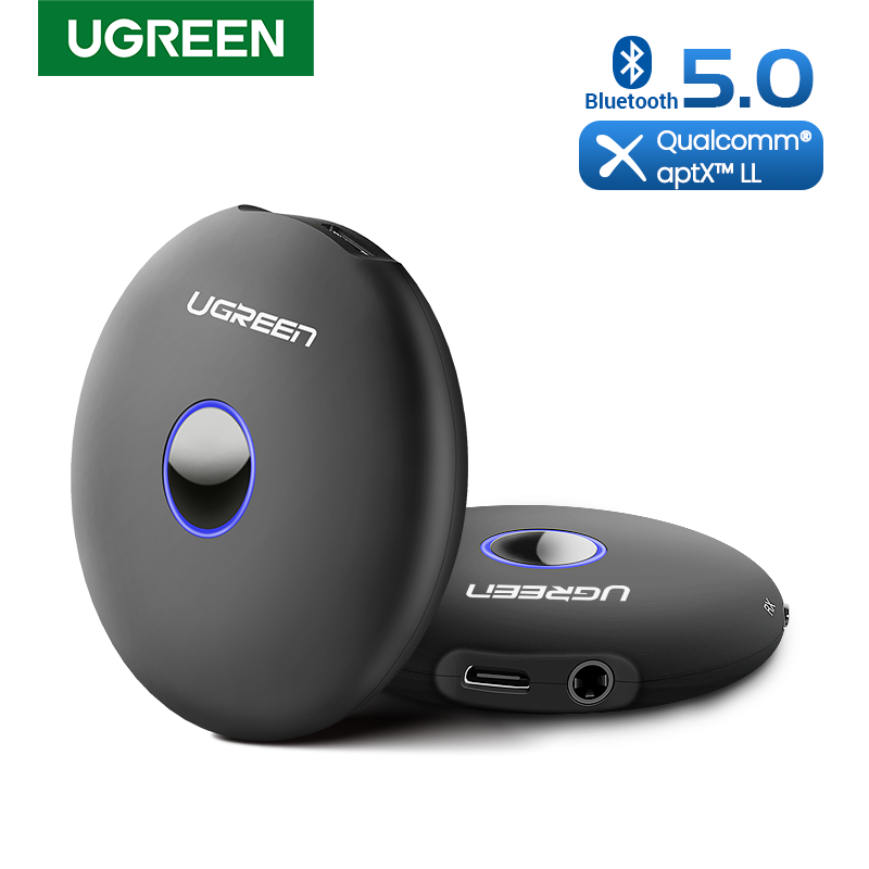 40762 Bluetooth аудио трансмиттер/ресивер 3,5 мм UGREEN CM108 Aptx, цвет - черный