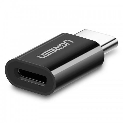 30865 Адаптер UGREEN US157 USB-C 3.1 - Micro USB, цвет: черный