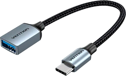 CCXHB Кабель OTG USB-C - USB-A Vention, 0.15M  серый