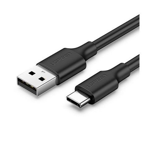 60115 Кабель UGREEN US287 USB 2.0 - USB Type-C, цвет: черный, 0.5M