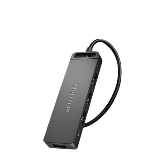 CHMBF Хаб Vention USB 2.0 - 4xUSB 2.0, длина: 1м, цвет: черный